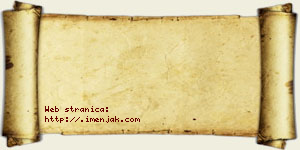 Isidora Krsmanović vizit kartica